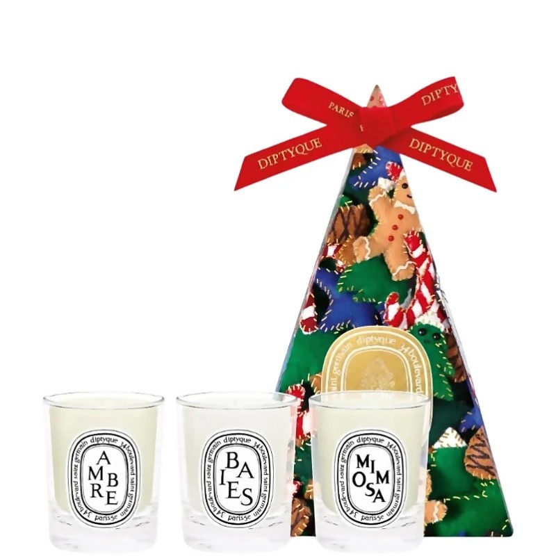 Bougies - Super pocket - Diptyque (3 x 35 ml) Cadeau Noël