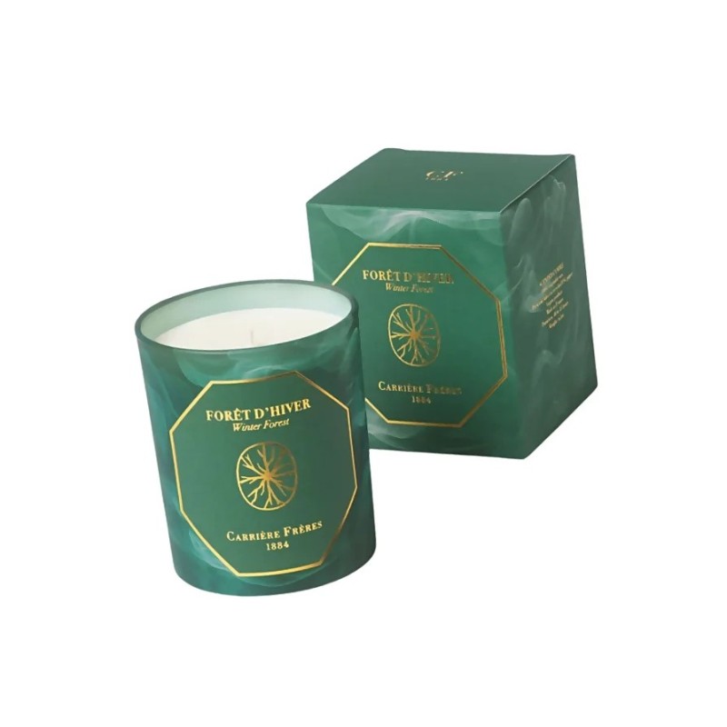 Forêt d'hiver - Bougie - Carriere Frères (185 g) Richesse des forêts en saison d'hiver Forêt d'hiver - Bougie - Carriere Frères (185 g) Richesse des forêts en saison d'hiver