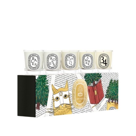 Assortiment 5 bougies - Bougie - Diptyque (5 x 35 g) Idée cadeau de Noël
