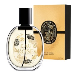 Eau Rose Noël - Eau de parfum - Diptyque (75 ml) Eau rose se pare de son habit de fête en Or