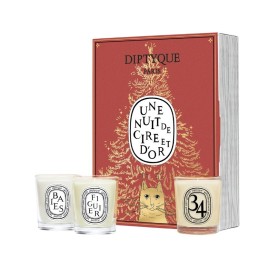 Cadeau surprise de Noël avec ce livre Coffret de 3 bougies