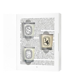 Cadeau surprise de Noël avec ce livre Coffret de 3 bougies